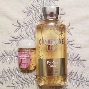 NEW Bath and Body Works set Champagne Toast